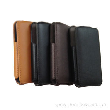 Soft Leather Hard Case for iPhone 4G/4S, Full Body Protection
